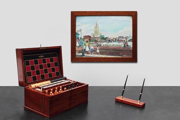 Лабас Александр Аркадьевич. У причала Москвы-реки. Из серии "Москва"